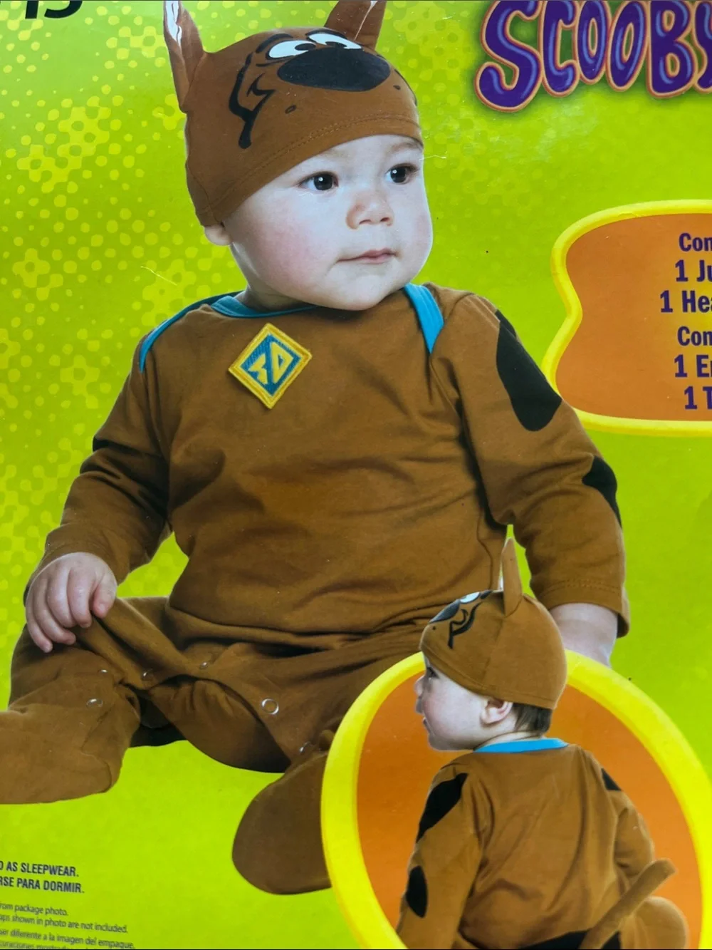 Rubie's Scooby Doo Infant Costume 6-12 mos NWT